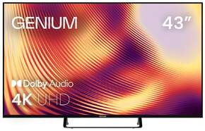 TV Genium 43"  GTV43UHD - 4K UHD, WebOs, Smart TV, HDR 10, Dolby Digital +, ThinQ/AirPlay