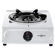 Hornillo de gas Vitrokitchen 160IB - 1 Fuego, Inox, Blanco