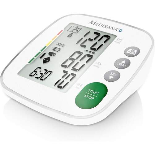 Tensiómetro Medisana Brazo BUA52A - Pantalla XL, App, Blanco