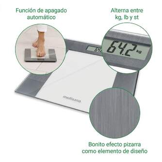 BASCULA MEDISANA PS400 CRISTAL 150KG