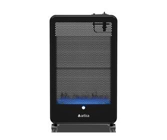 ESTUFA GAS ARTICA AEA3800N LLAMA AZUL 3800W NEGRO