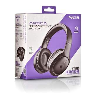 AURICULARES NGS ARTICATEMPESTBLACK BT PEGABLE NEG