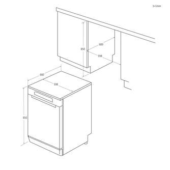 LVJ. HOOVER HF3C7F0X 5P 13C  47Dba INOX