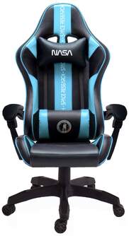 SILLA GAMING NASA ATLANTIS V2 NEGRO Y AZUL