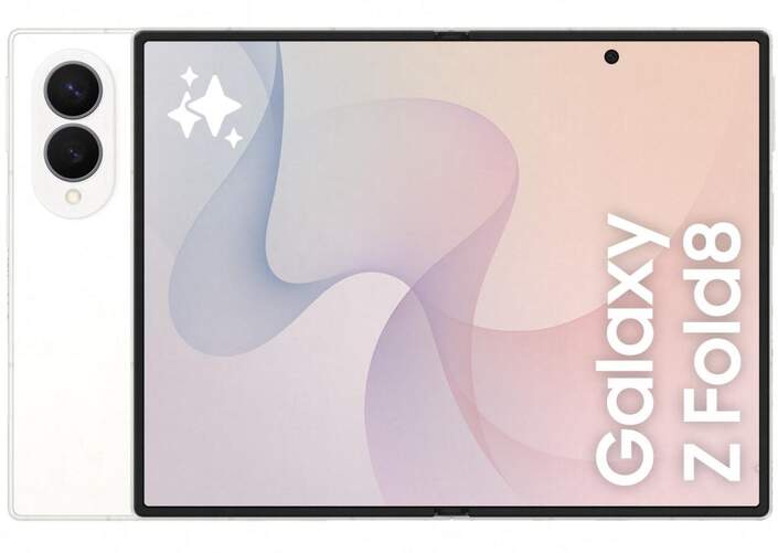Samsung Z Fold8 12/512 GB Cream - Pantallas 7,6"/5,5", 4800mAh, Snapdragon 8 Elite Gen 5, 50+50MP
