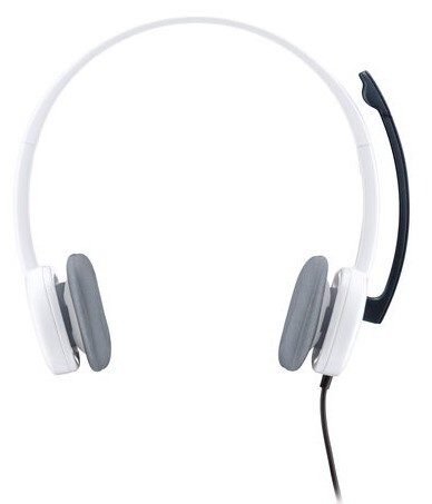 Auriculares Logitech Stereo H150 - Headset con micrófono, Blanco y gris, cable 1,8 m, 20-20000 Hz