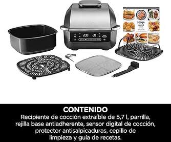 BARBACOA NINJA AG351EU 5EN1 FREIDORA PARRILA GRILL