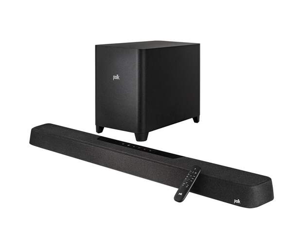 Barra de Sonido Polk Magnifi Max AX - Dolby Atmos, DTS:X, SubWoofer, HDMI 4K, WiFi