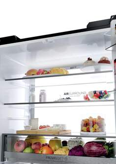 FRI. HAIER HFKR7819DNGB 190x83 4P NF CRISTAL NEGRO