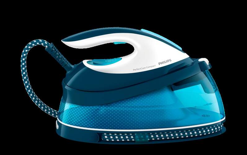 Centro de Planchado Philips GC7840/20 - Autoapagado, 6,5 Bar, 2400 W, 1,5 L, Azul