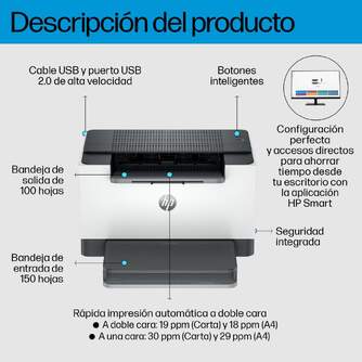 IMPRESORA HP LASERJET M209D MONOCROMO DUPLEX