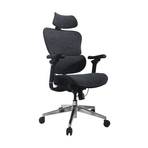 Silla de oficina Equip - Ergon&oacute;mica, materiales premium, reposabrazos 3D, color negro