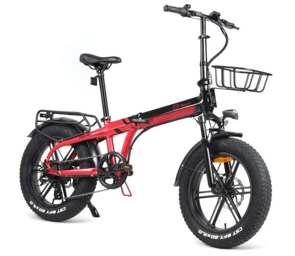 Bicicleta Eléctrica Youin Dallas BK1650R - 250W, Aut. 60km*, Ruedas 20", Cambio Shimano Altus 7V