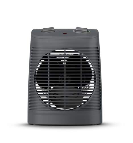 Calefactor Rowenta SO2351 - 2000 W, 2 potencias, Modo Turbo, Modo ECO, Asa, Gris
