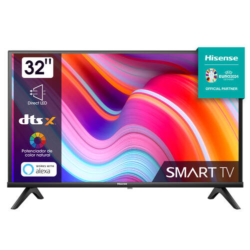 TV 32" Hisense 32A4K - HD Ready, Smart TV, DTS Virtual X, Modo Juego y Deporte, WiFi