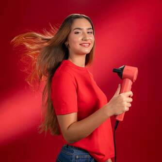 SECADOR CECOTEC IONICARE ROCKSTAR STYLE RED 100839