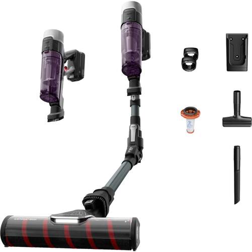 Aspirador Escoba Rowenta RH2048 XForce Flex 9,60 - 100 AW, Auto, 83 dB, Negro