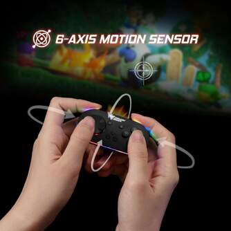 MANDO MINI DRAGONSHOCK SWITCH 2 UNIDADES RGB