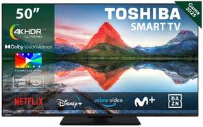 TV Toshiba 50" D-LED 50UV3463DG - 4K Ultra HD, Smart TV VIDAA, 20 W, Peana central