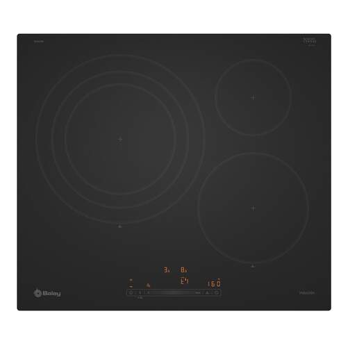 Placa Inducci&oacute;n Balay 3EB967MH - 60 cm, 3 Zonas, 32 cm, Negro Mate