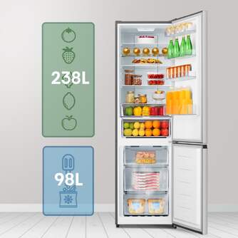 FRICOM. HISENSE RB440N4CCB 202x60x58 NF INOX