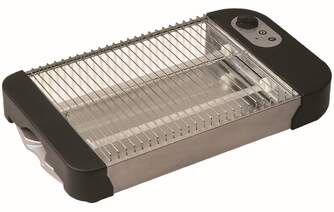 TOST. COMELEC TP7012 PLANO INOX/NEGRO 600W