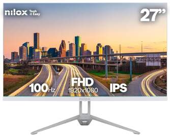 MONITOR NILOX 27%%%quot; NXM27FHD100W IPS 100HZ BLANCO