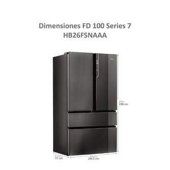 FRI. HAIER HB26FSNAAA 190x100 FD NF NEGRO DSP