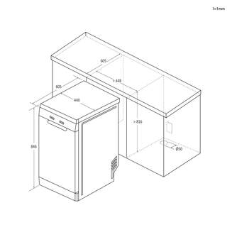 LVJ. CANDY CF0C7SB0FW 8P 47dBA 45CM BCO