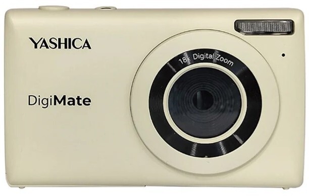 Cámara compacta Yashica DigiMate YAS-DGM100-OW - Zoom digital 18x, 64 MP, Vídeo 4K, F3.2, Blanco
