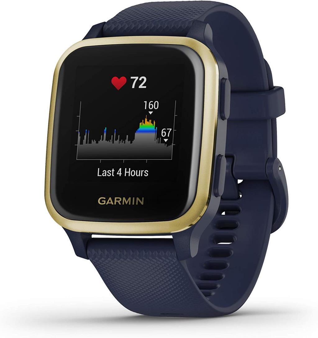 Garmin Venu Sq Music Edition Dorado Azul - GPS, Pulsioxímetro