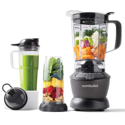 Batidora de vaso Nutribullet NBF500DG - 1200 W, taz&oacute;n de 1,89 litros, picahielos