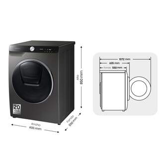 LVD. SAMSUNG WW90T986DSX 9K 1600R IN ATD AW QDRIVE