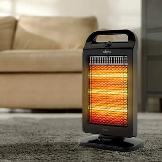 RADIADOR HALOGENO UFESA SCUTI OSCILANTE 1200W