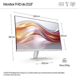 MONITOR HP SERIES 5 524SF 23,8%%%quot; 1920 X 1080 IPS