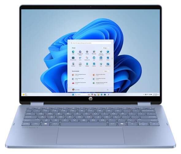 Ordenador port&aacute;til HP 14-FP0024NS - 14", Intel Ultra 7, 16GB RAM, SSD 1 TB, Windows 11 Home