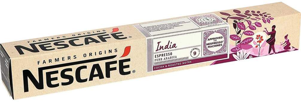 Cápsulas Nescafé Nespresso India