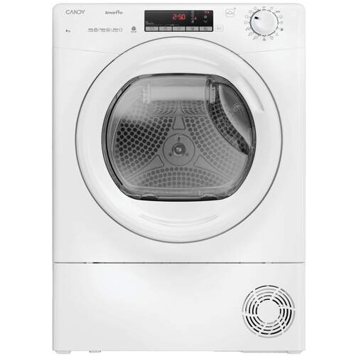 Secadora Bomba de Calor Candy CRO EH8N2TE-S - 8 kg, Wi-Fi, Clase D, blanco