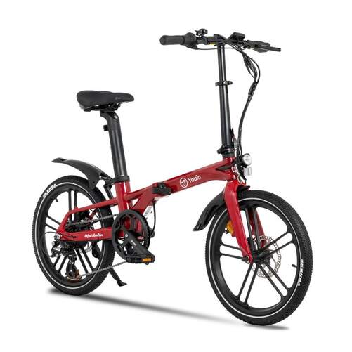 Bicicleta eléctrica Youin BK1350R Marbella Vino - 250 W, 25 máx. km/h, 40 km autonomía, ruedas 20"