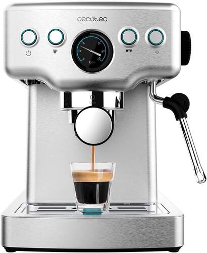 Cafetera Cecotec Power Espresso 20 Professionale - 850 W, 20 Bares, Dep&oacute;sito 1,5 L, Inox