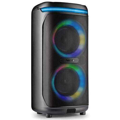 Altavoz NGS Wildrip - True Wireless Stereo, Bluetooth, 40W RMS, 4 h autonom&iacute;a, luces RGB