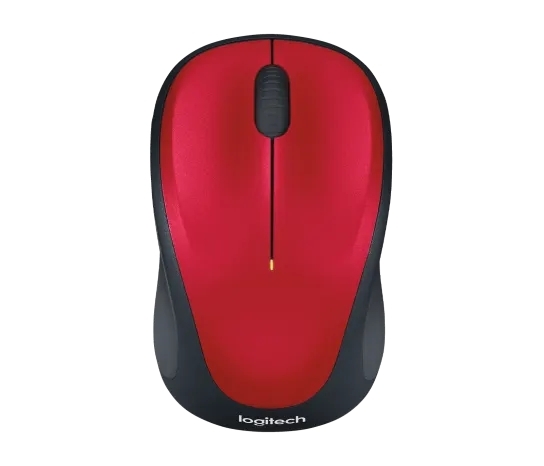 Rat&oacute;n Inal&aacute;mbrico Logitech M235 Rojo - 1000dpi, 3 Botones, Windows/MacOS/Linux