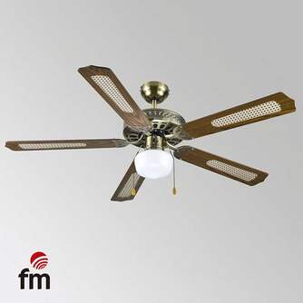 VENTILADOR TECHO FM VTCLASSIC130 132CM 5A 60W C/L