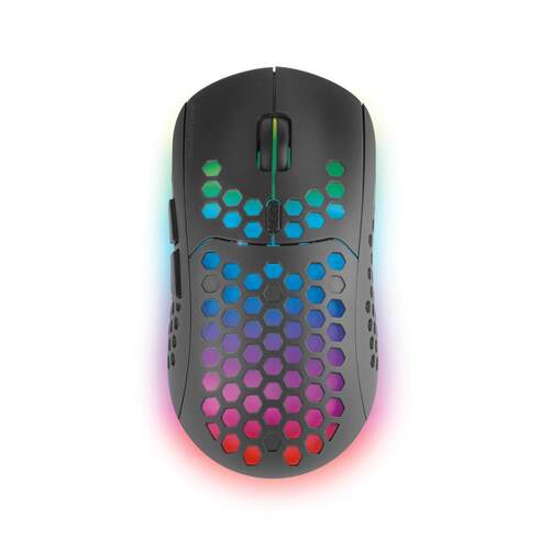Rat&oacute;n Gaming Mars Gaming MMW3 - 6 Botones, Luz RGB, 3200 dpi, estructura ultraligera HIVE