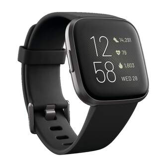 SMARTWATCH FITBIT VERSA 2 BLACK/CARBON ALUMINIO