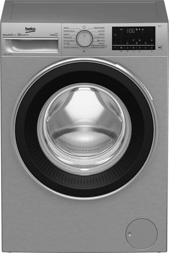 Beko B3WFT58220X Lavadora 8kg Clase C - 1200r, 15 Progr., ProSmart Inverter, SteamCure Vapor, Inox