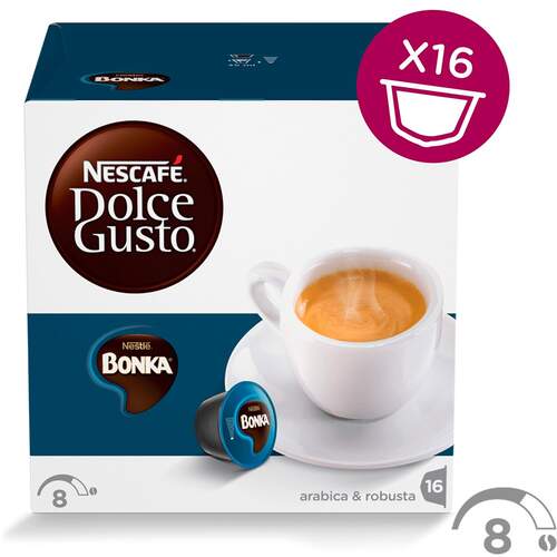 Cápsulas de café Dolce Gusto Bonka - 16 Cápsulas