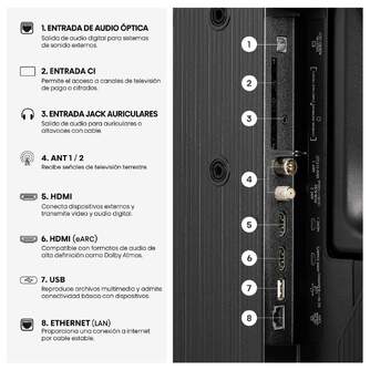 TV HISENSE 40%%%quot; 40A5S FHD QLED SMART TV DOLBY ATMOS