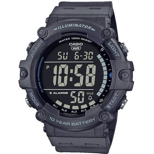 Reloj Casio Collection Hombre AE1500WH8BVEF - Negro, display digital, Batería 10 años