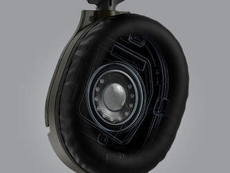 AURICULAR TURTLE BEACH FORCE RECON 70 VERDE CAMO